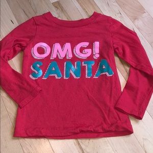 OMG! SANTA 2T long sleeve T
